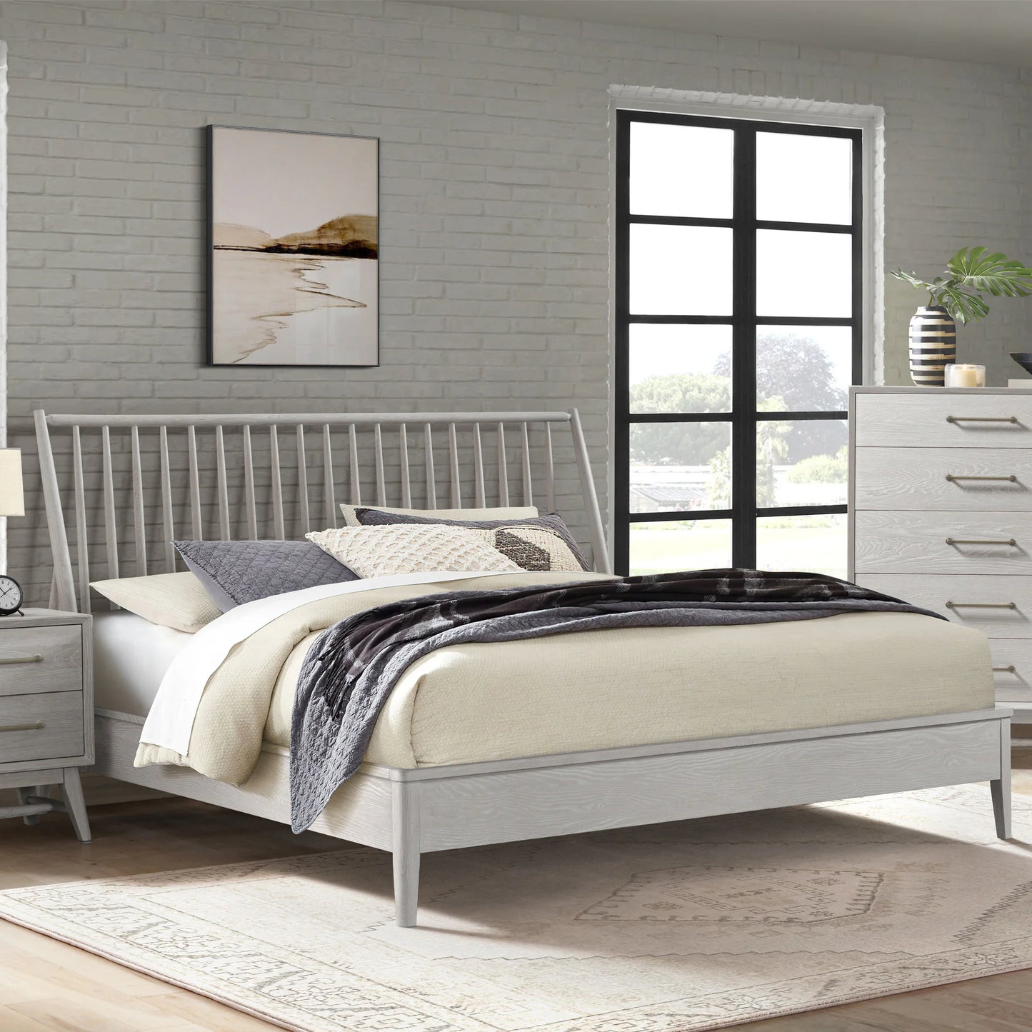 Bayside - King Bed - Silver