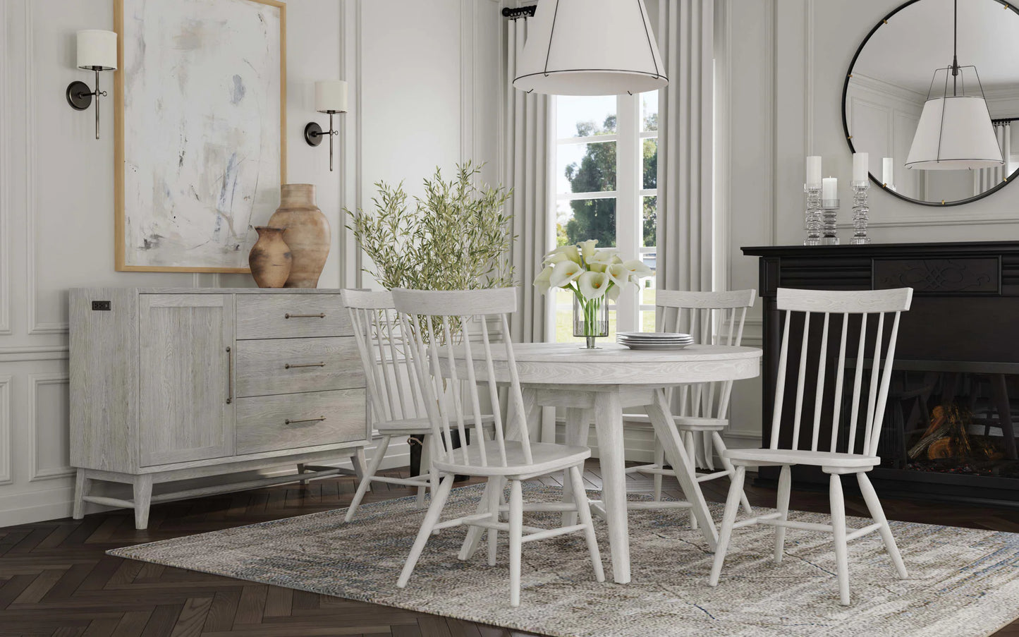 Bayside - Windsor Chair - Silver