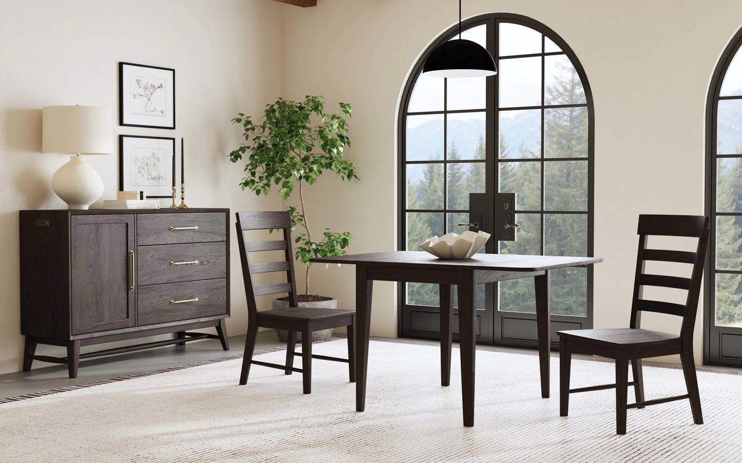 Bayside - Ladder Chair - Black