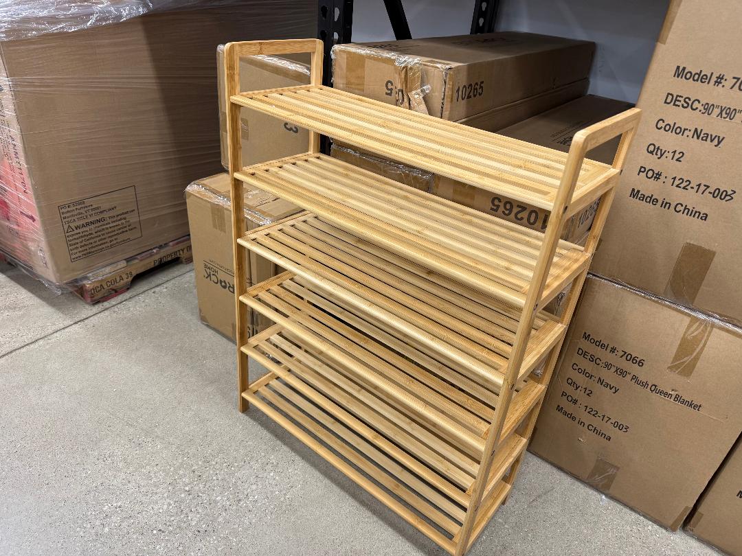 Bamboo Shoe Rack