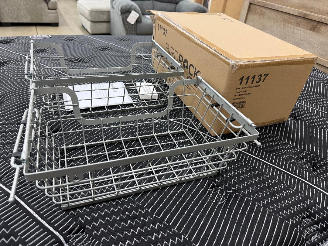 Birdrock Home Stacking Utility Baskets