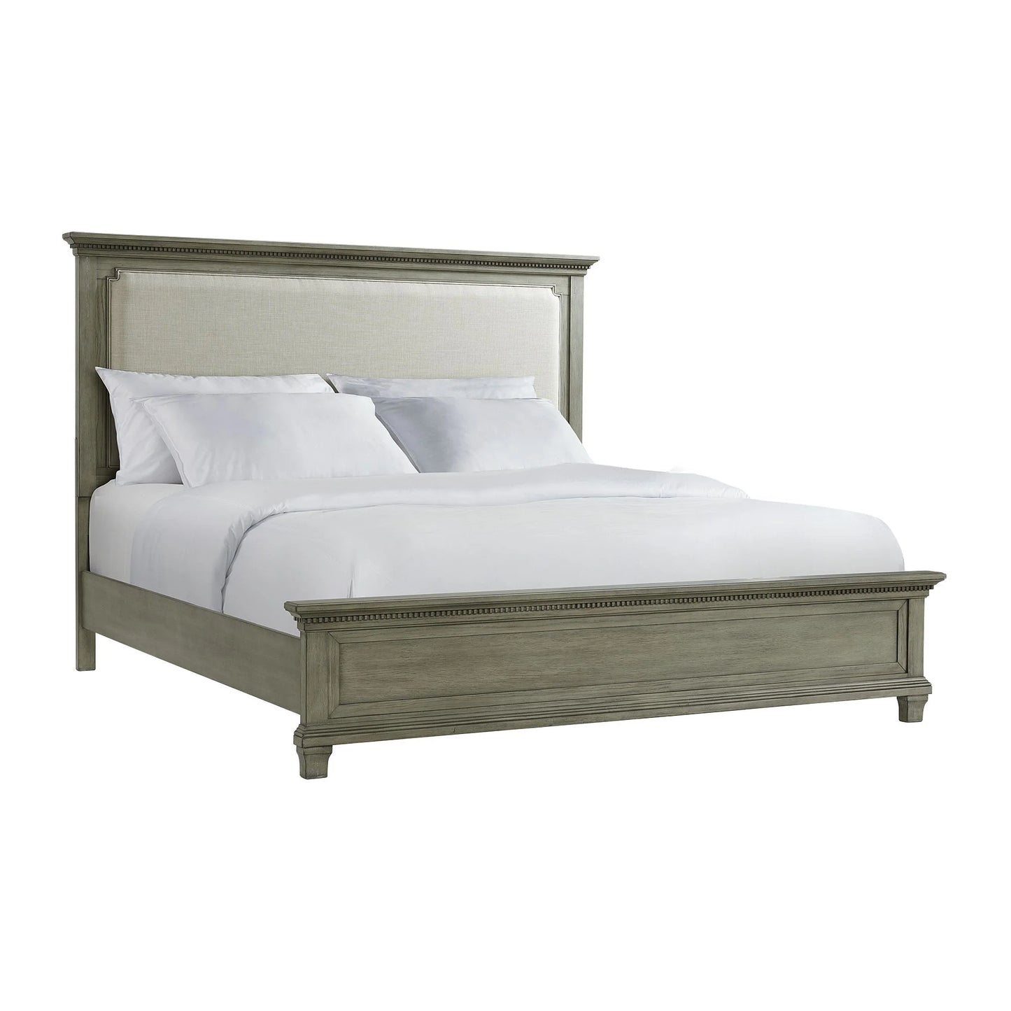 Crawford - King Bed - Gray
