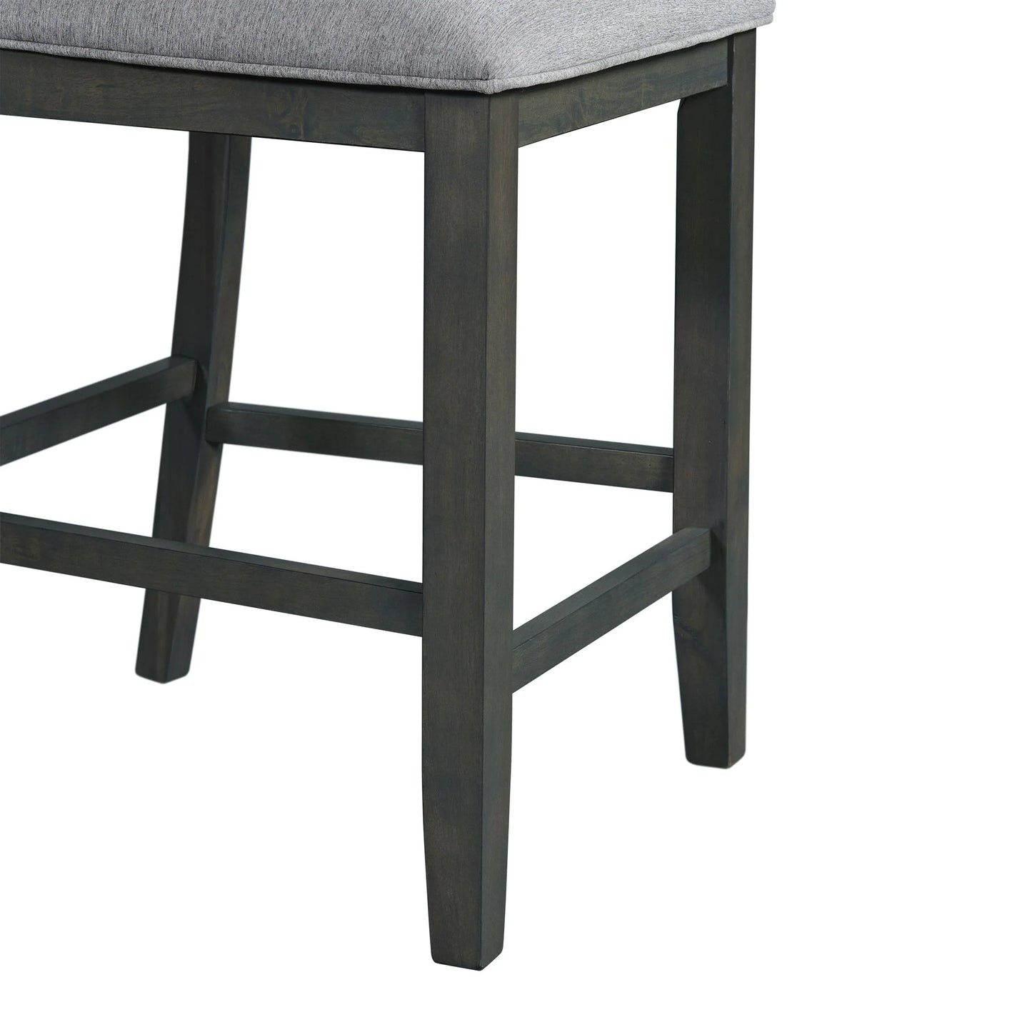 Amherst - Counter Side Chair With Fabric Cushion (Set of 2) - Gray Finish
