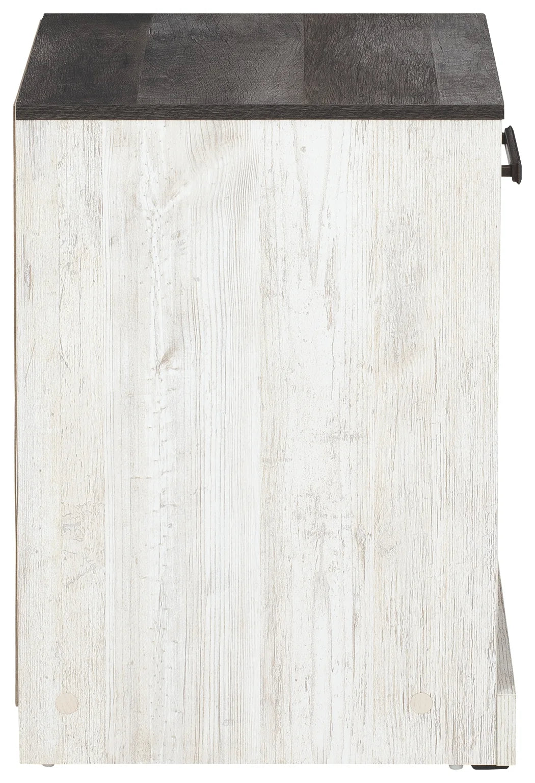 Shawburn - Whitewash / Charcoal Gray - One Drawer Night Stand-5