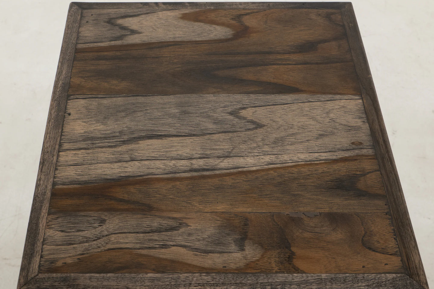 Dark Teak - Chairside Table - Oil Black