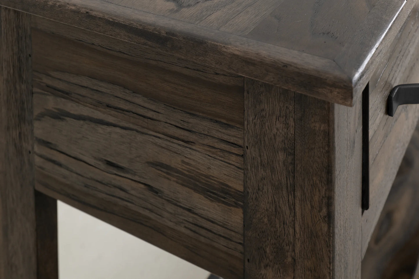 Dark Teak - Sofa Table - Oil Black