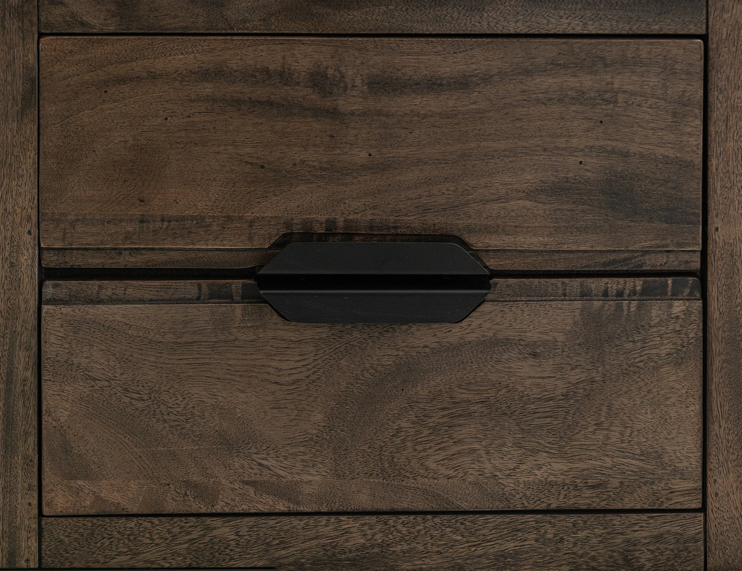 Dark Mita - Chairside Table - Cedar Brown