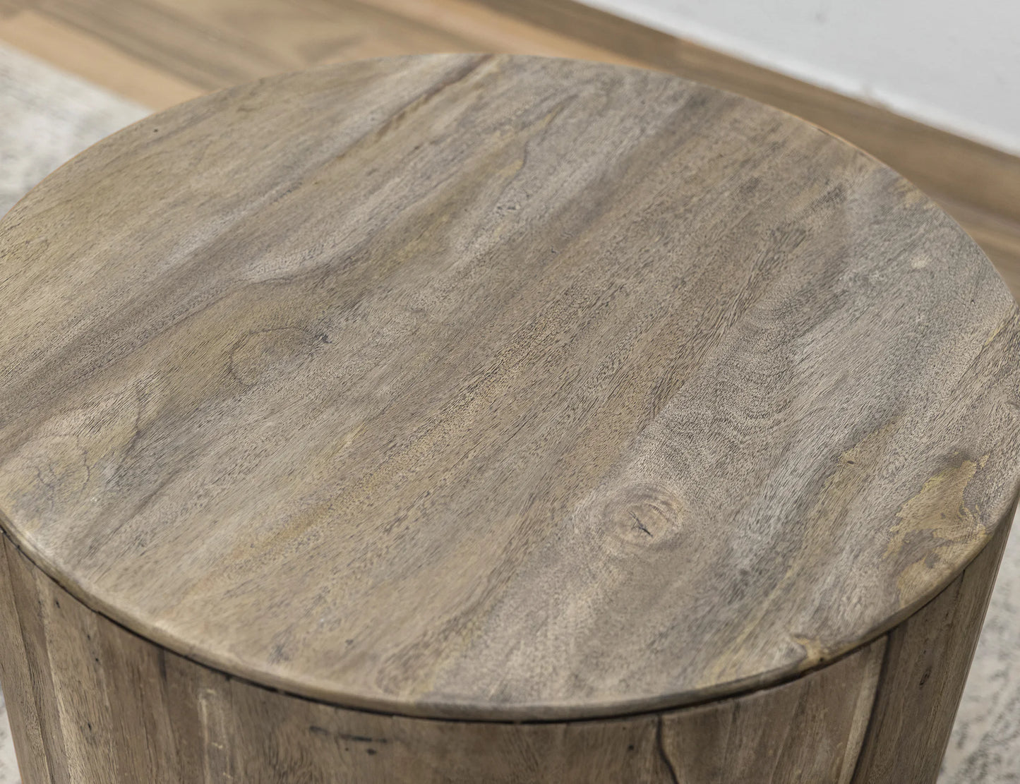 White Balam - End Table - Ivory White