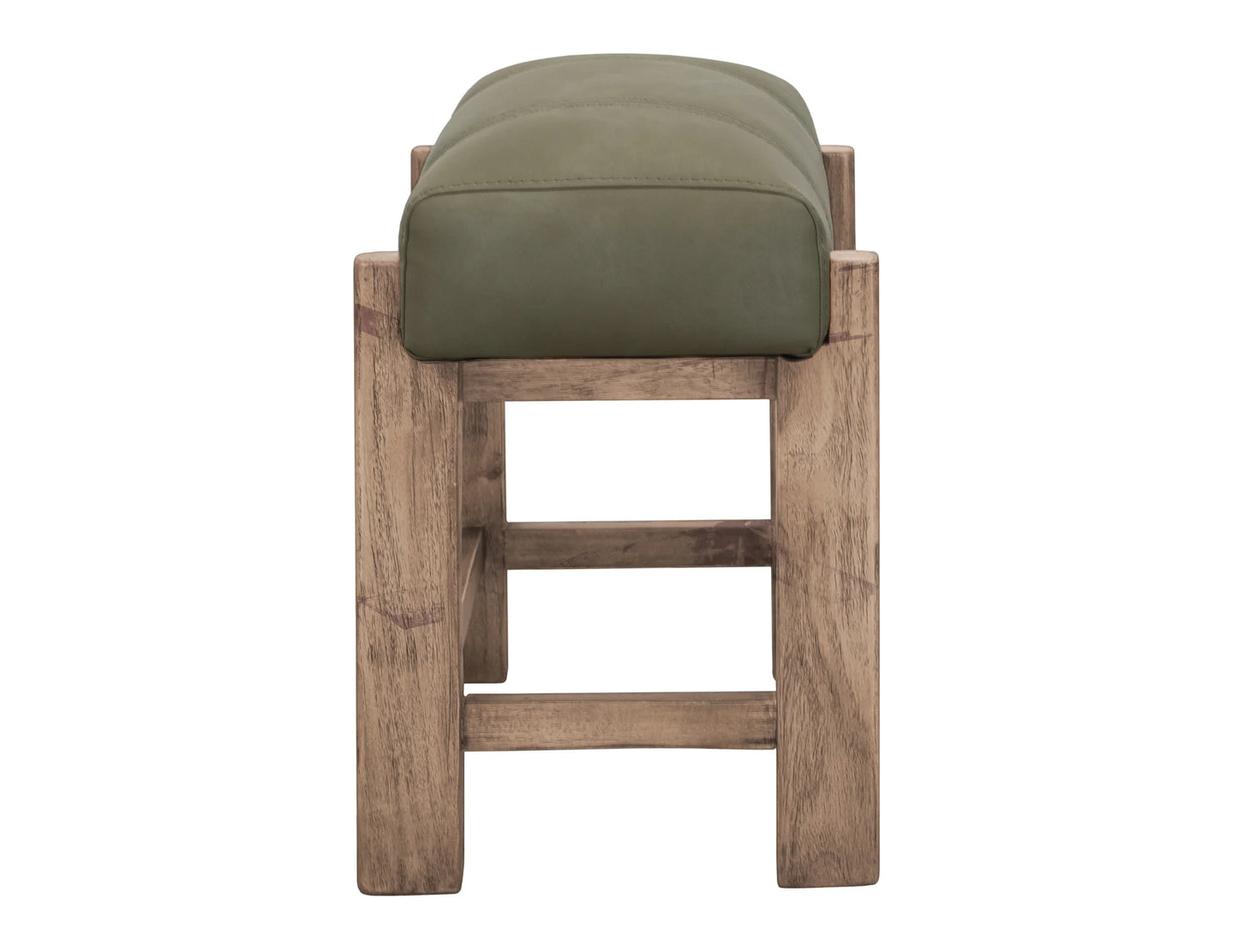 White Balam - Stool - Olive Green