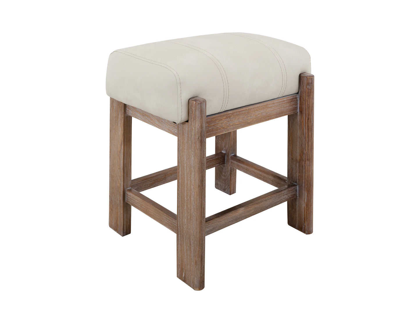 White Balam - Stool - Ivory Gray