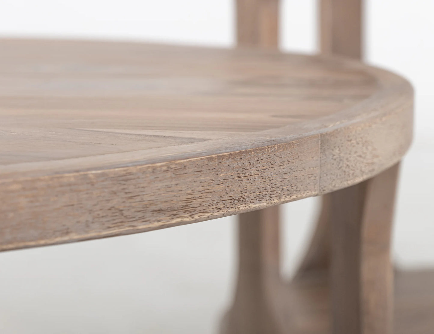 White Balam - 1 Shelf Cocktail Table - Ivory White