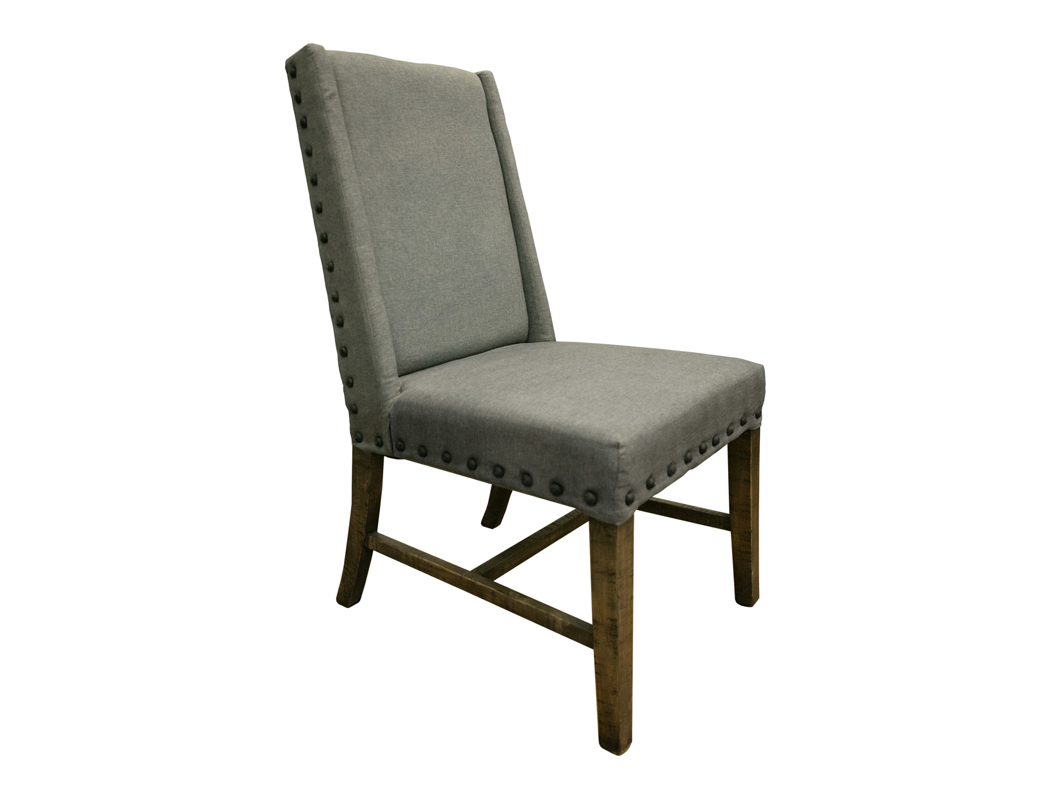 Loft Brown Upholstered Chair Two Tone Gray / Brown Furniture