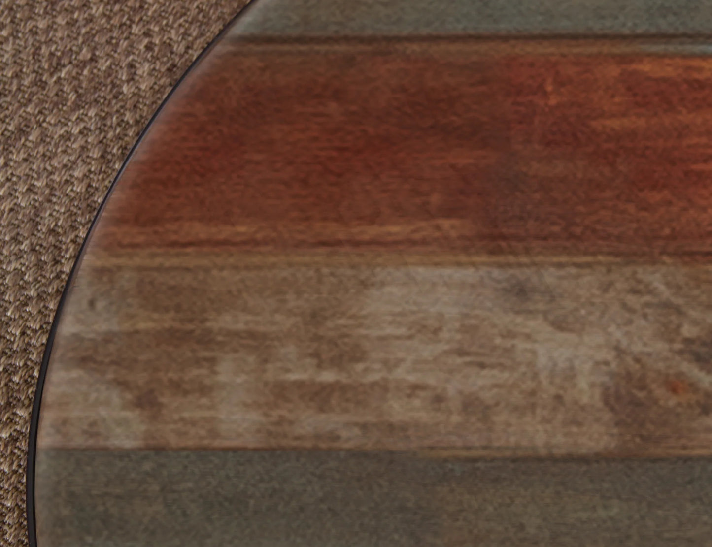 Antique Multicolor - Bistro Barrel Table - Dark Brown