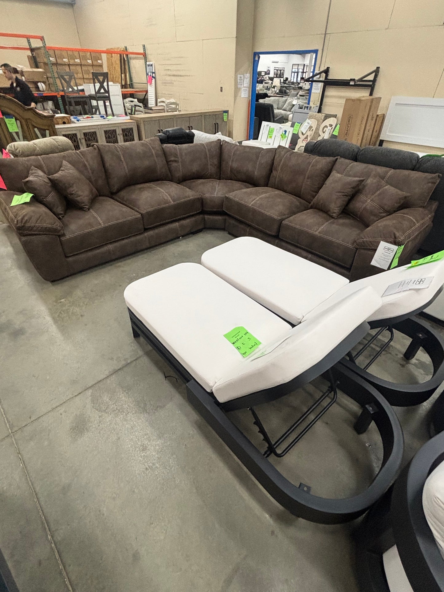 Brown Franklin Sectional