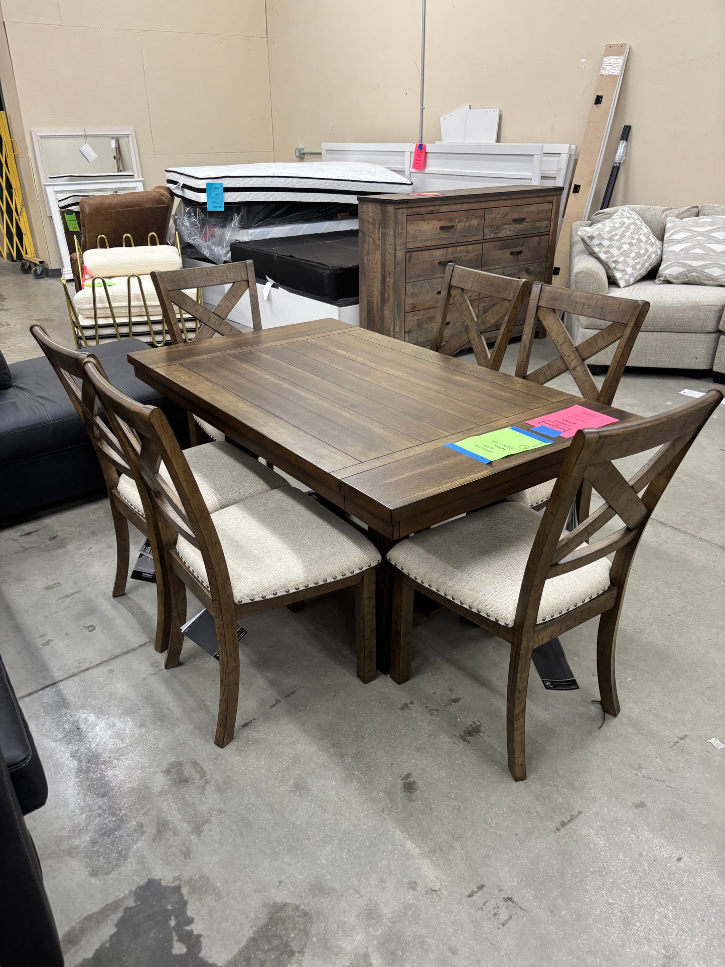 Dining Table W/ 6 Chairs