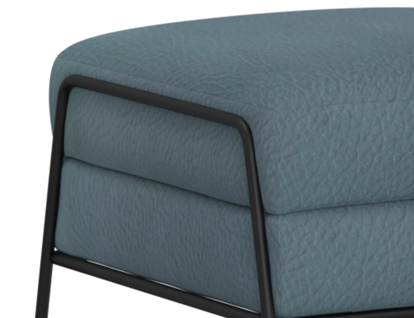 Tyne - Ottoman - Slate Blue