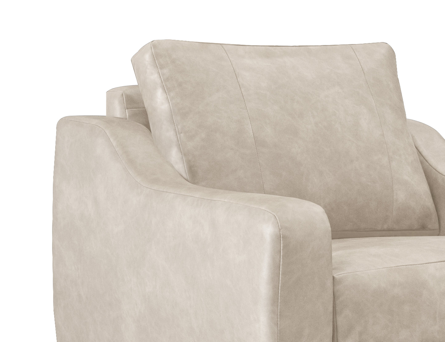 Olivo - PU Comfort Sofa - Marfil