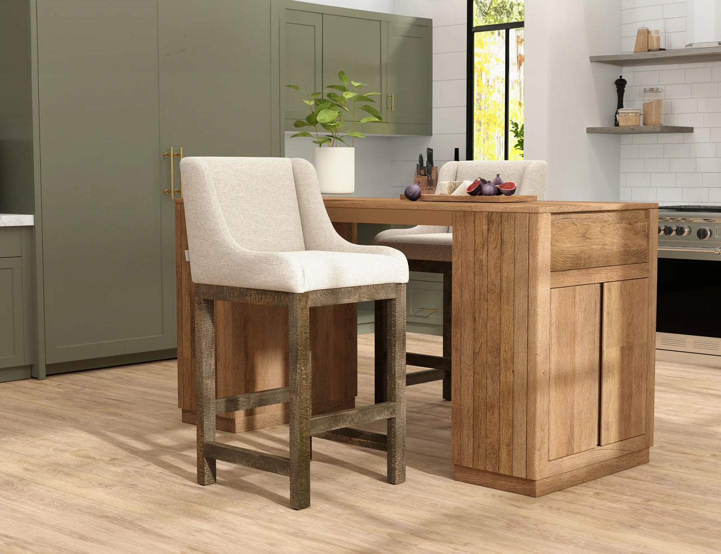 Gray - Bar Stool - Agreeable Gray