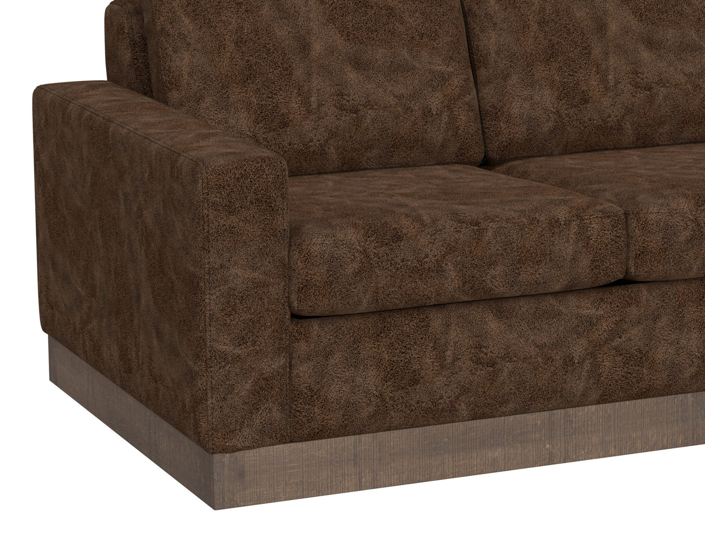 Georgia - Loveseat - Chocolate Brown