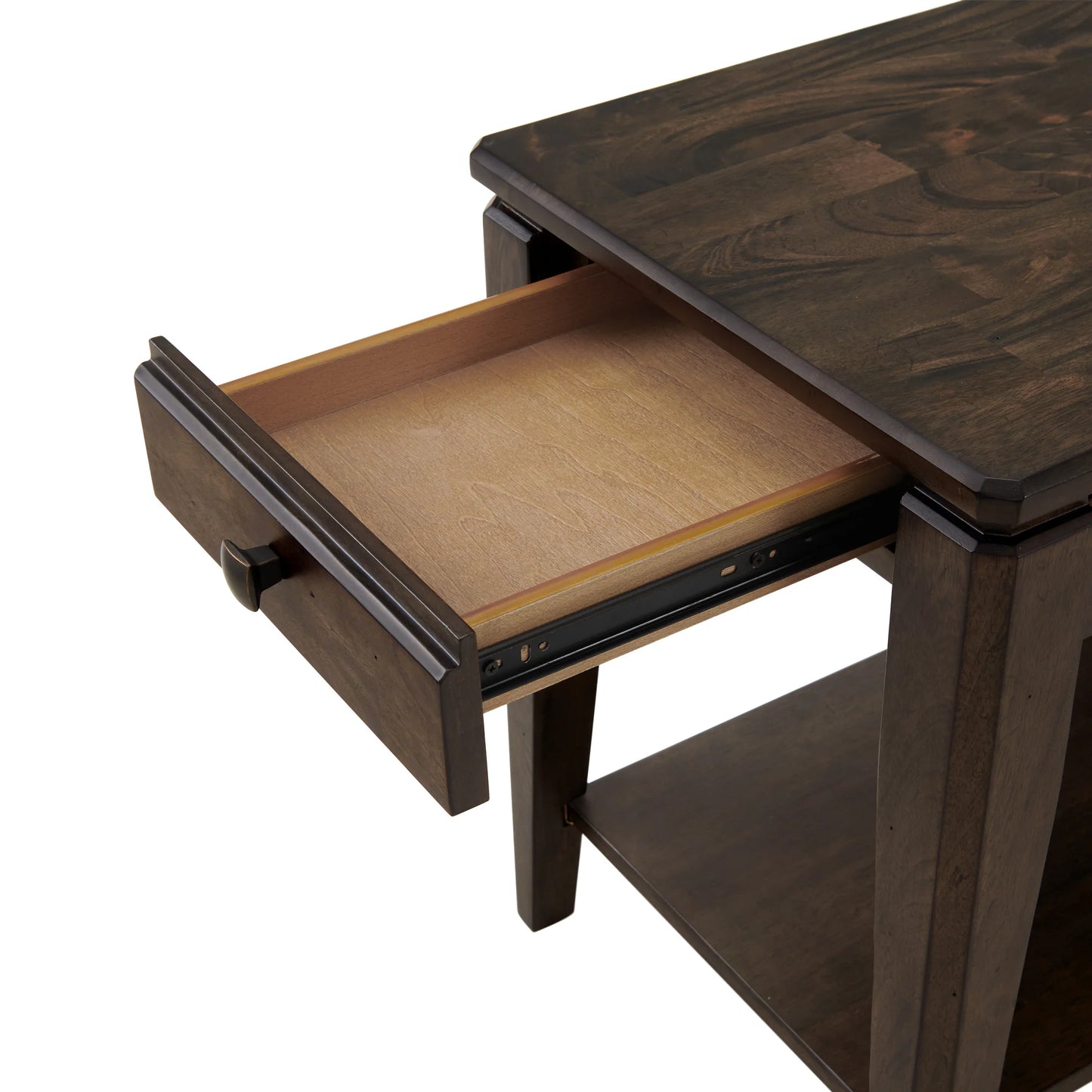 Kauai - Chairside Table - Brushed Mango Wood