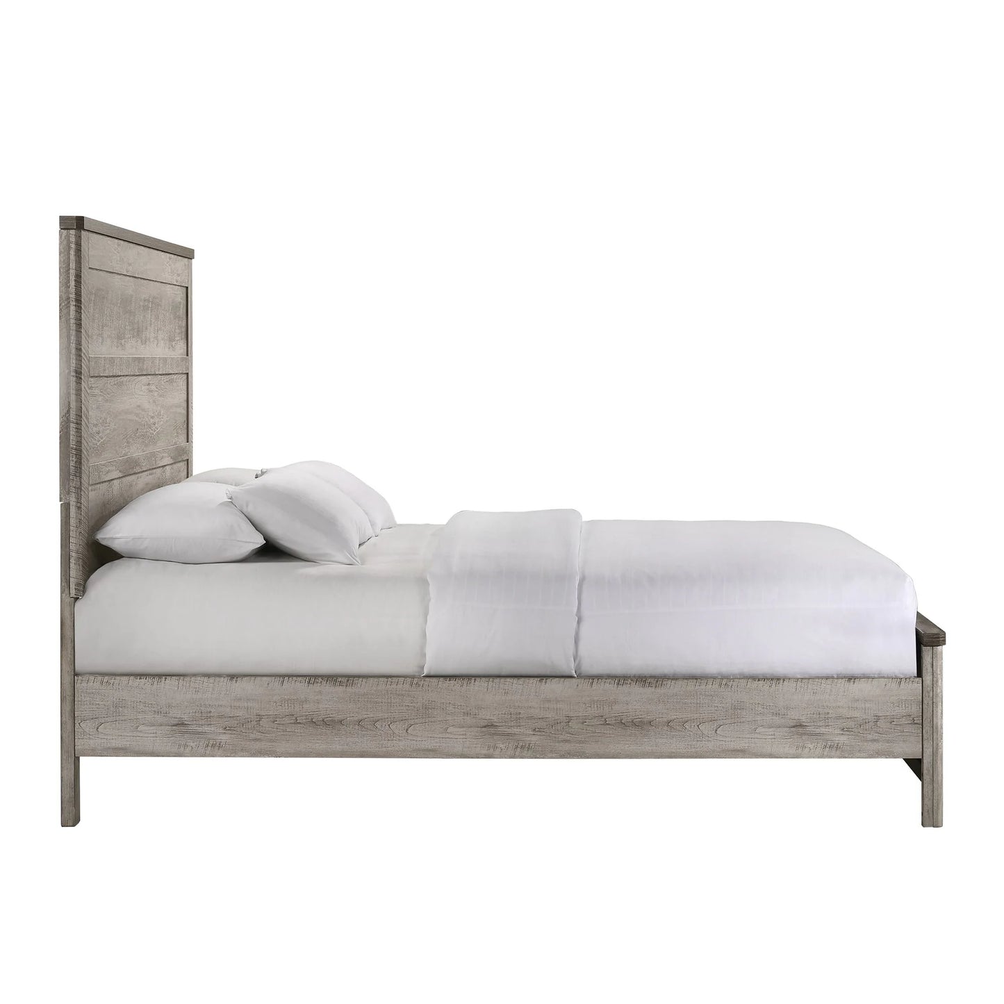 Millers Cove - Queen Panel Bed - Distressed Gray