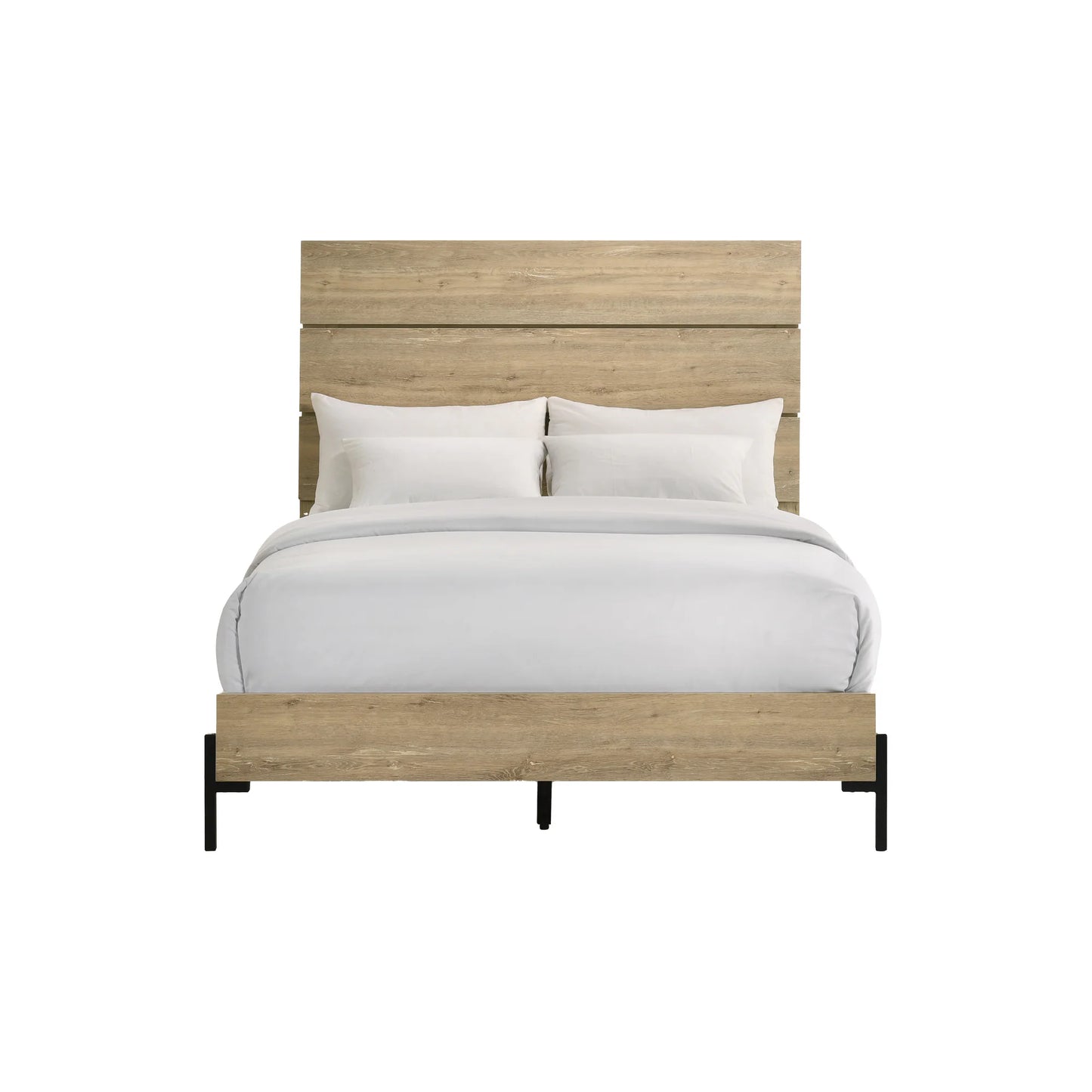 Newhall - Full Bed - Vintage Oak Melamine