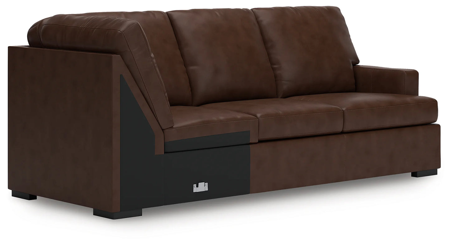 McDowlan - Coffee - 3-Piece Sectional With Laf Corner Chaise