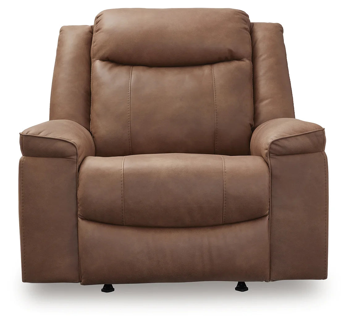 Status Check - Caramel - Rocker Recliner
