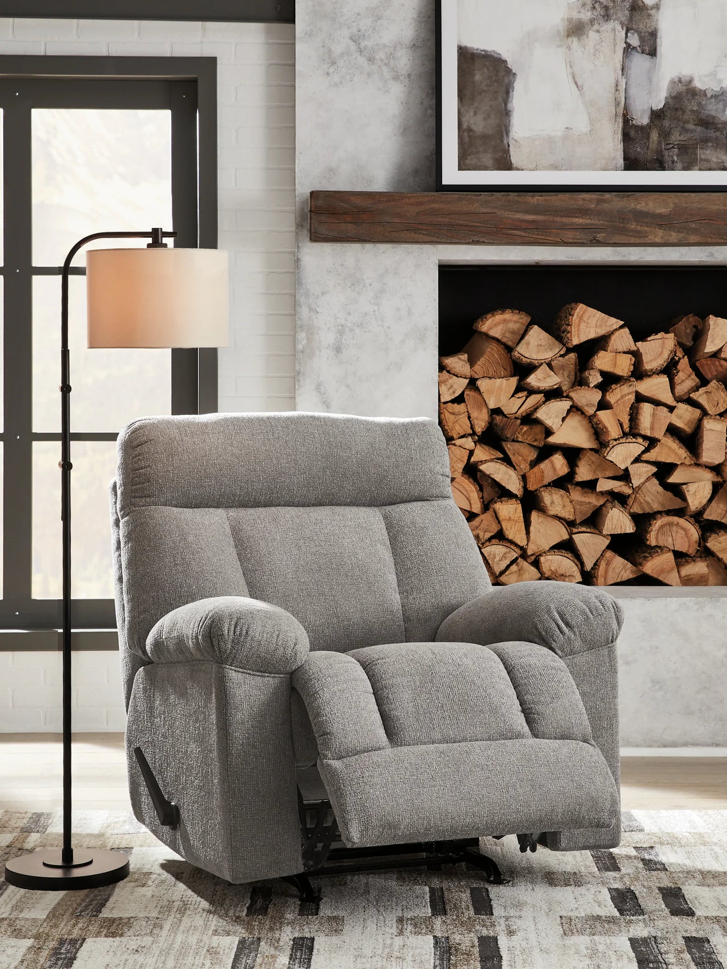 Hoyne Park - Rocker Recliner - Smoke
