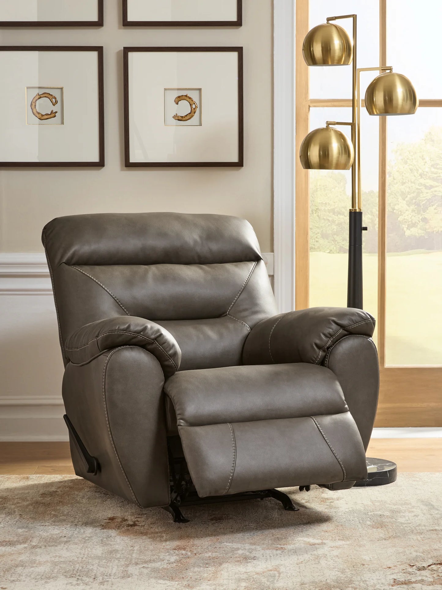 Elksworth - Rocker Recliner - Ash