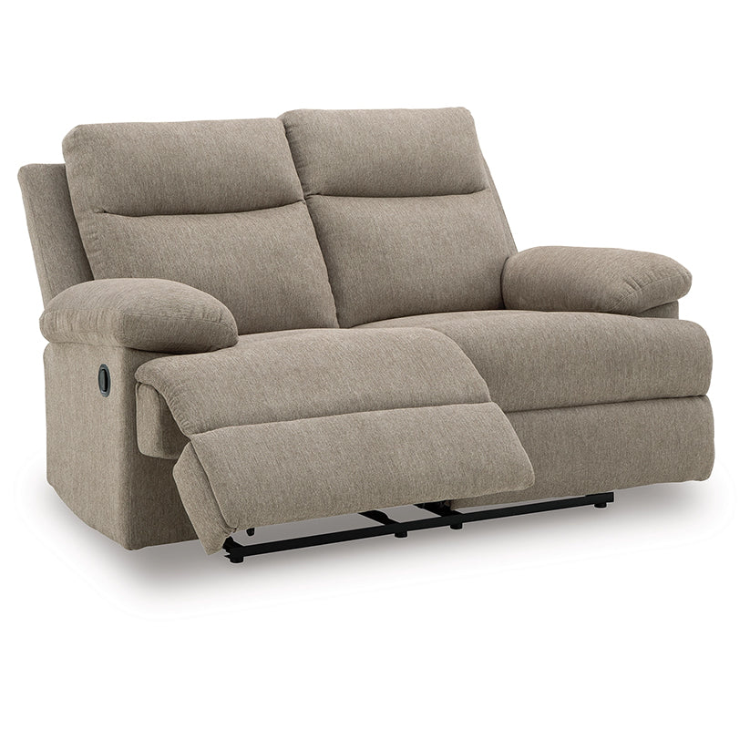 Side-Swipe - Mocha - Reclining Loveseat