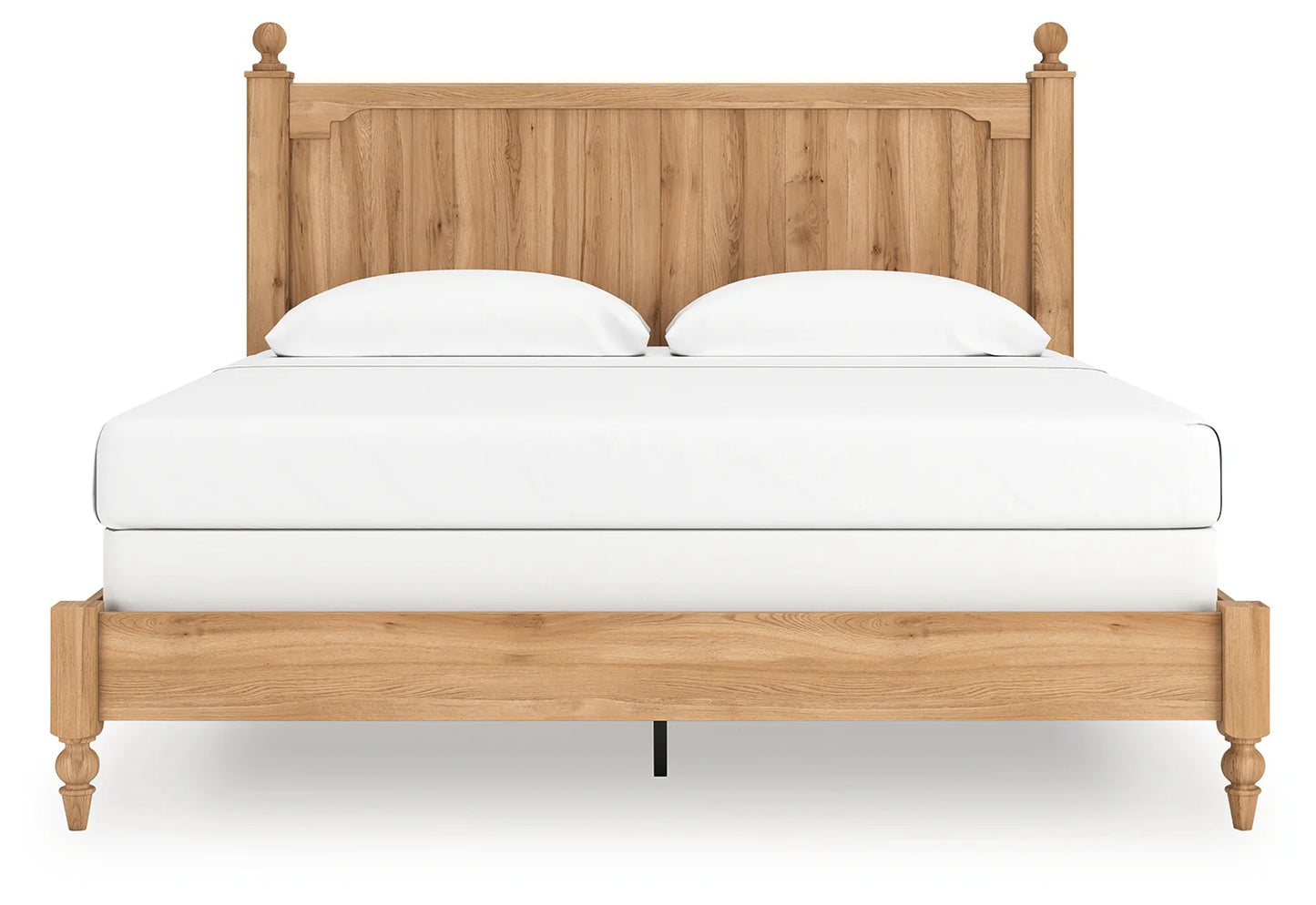 Aleaport - Warm Brown - King Panel Bed