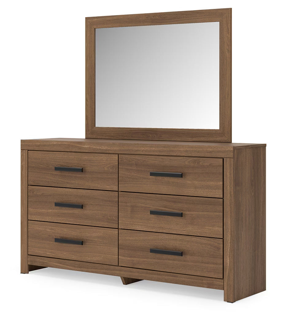 Broachmyn - Dresser And Mirror - Auburn
