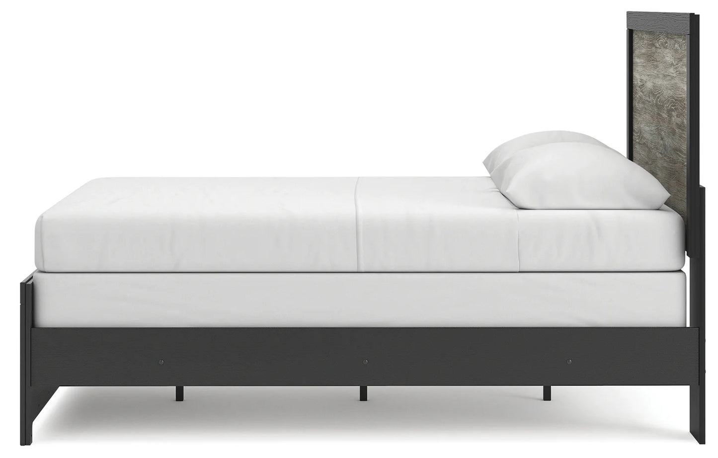 Broachmyn - Queen Panel Bed - Black / Gray