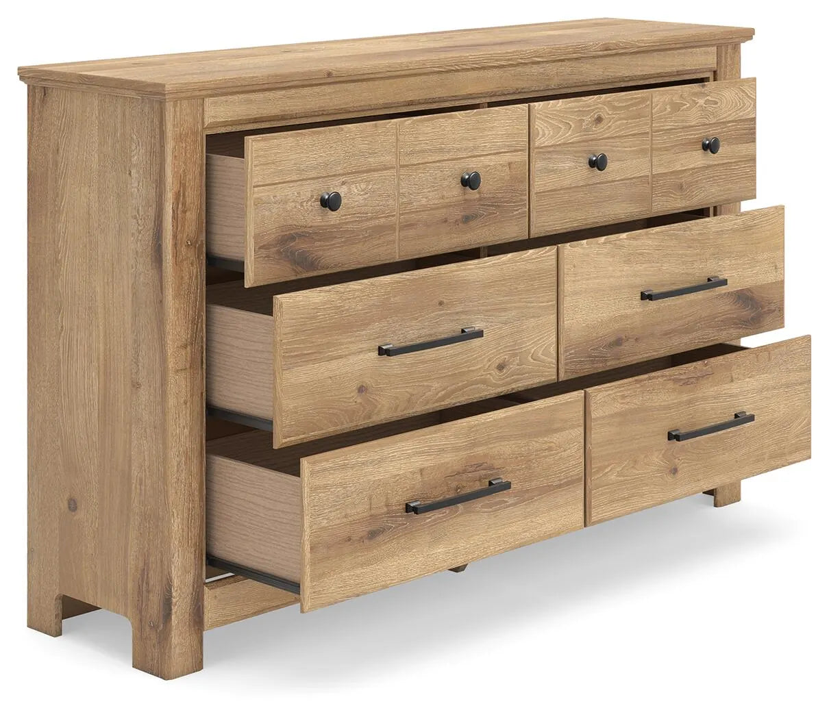 Makidern - Tan - Six Drawer Dresser
