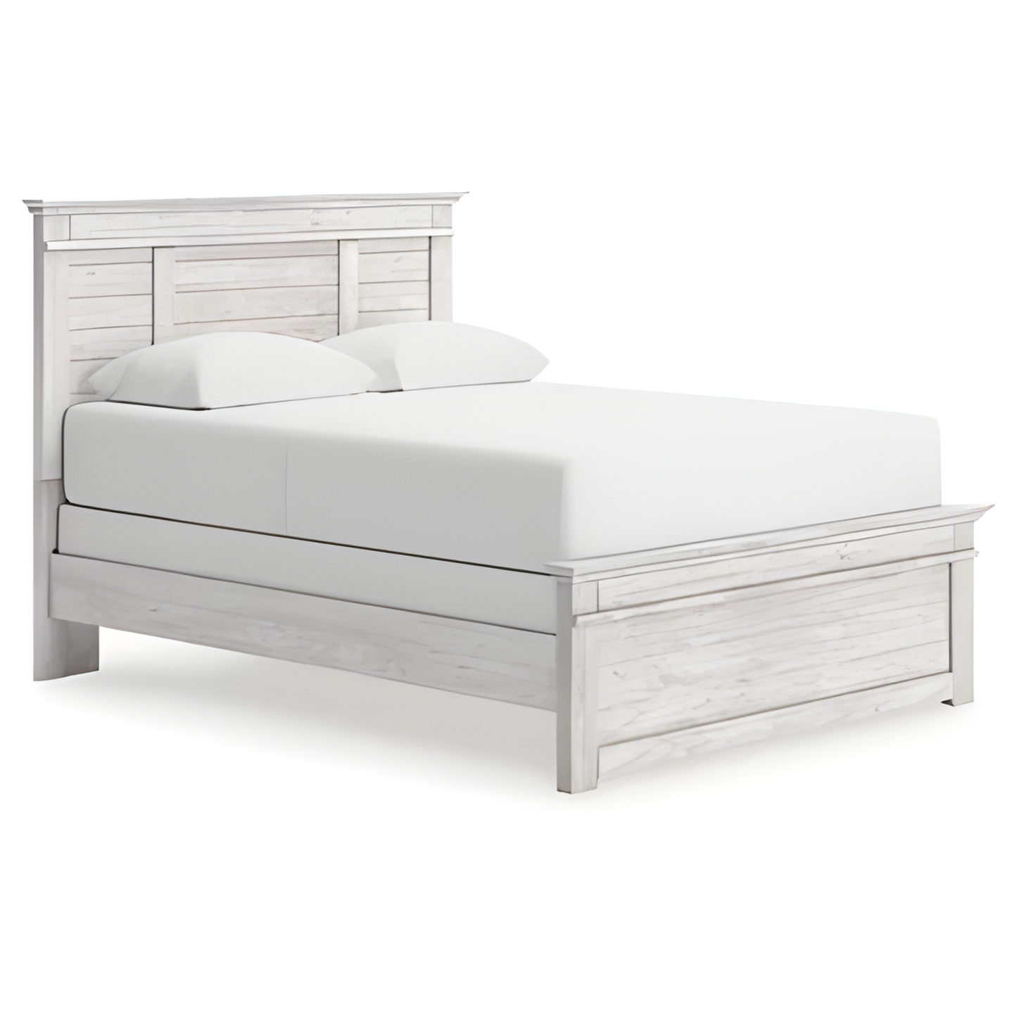 Makidern - Queen Panel Bed - Whitewash