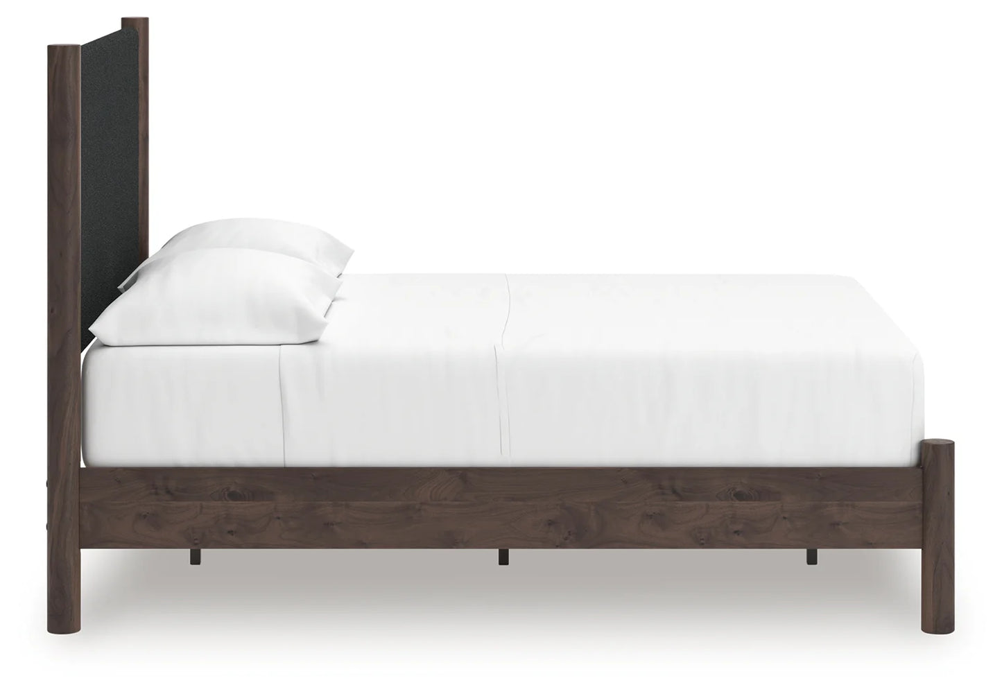 Pamytta - Full Upholstered Panel Platform Bed - Brown