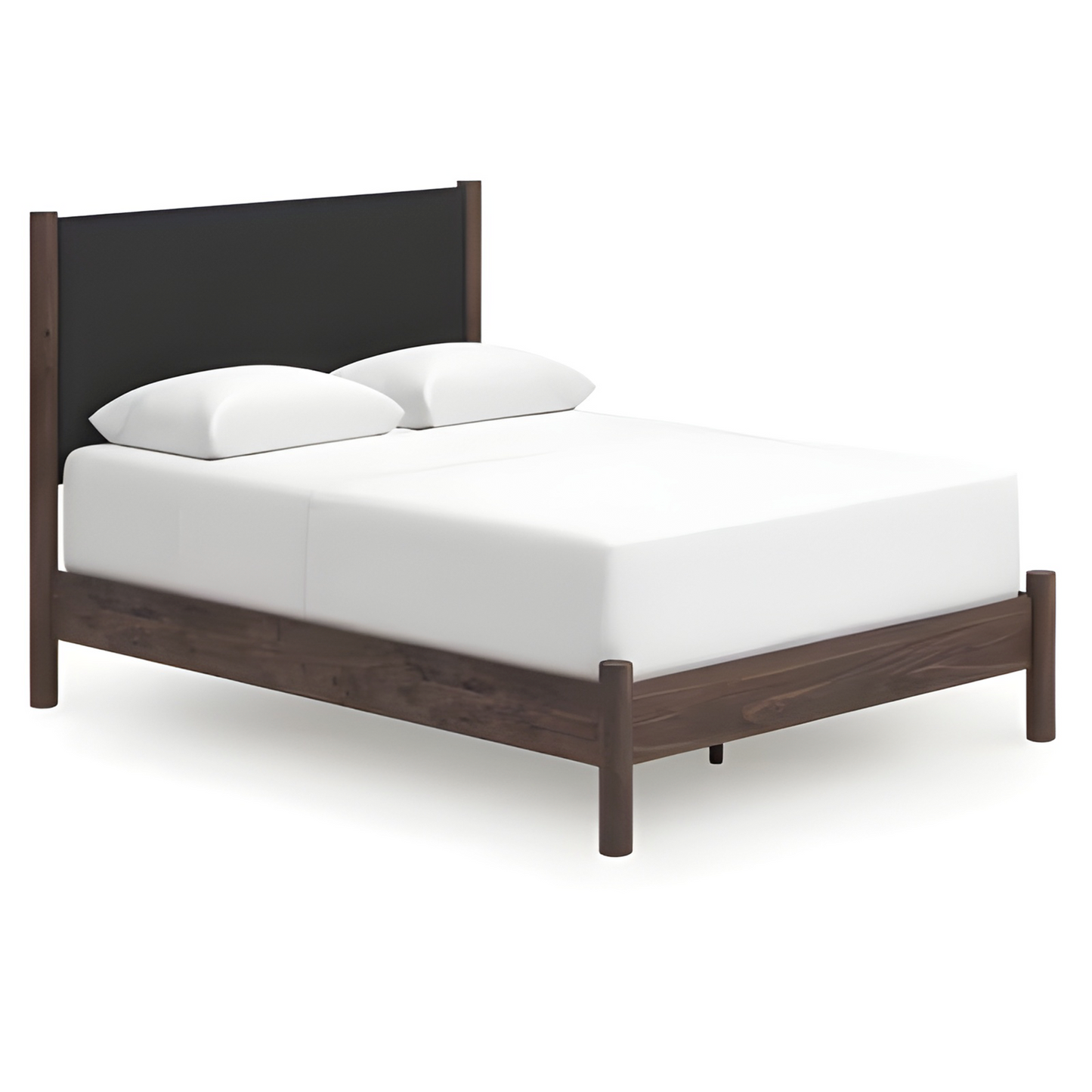 Pamytta - Brown - Queen Upholstered Panel Bed