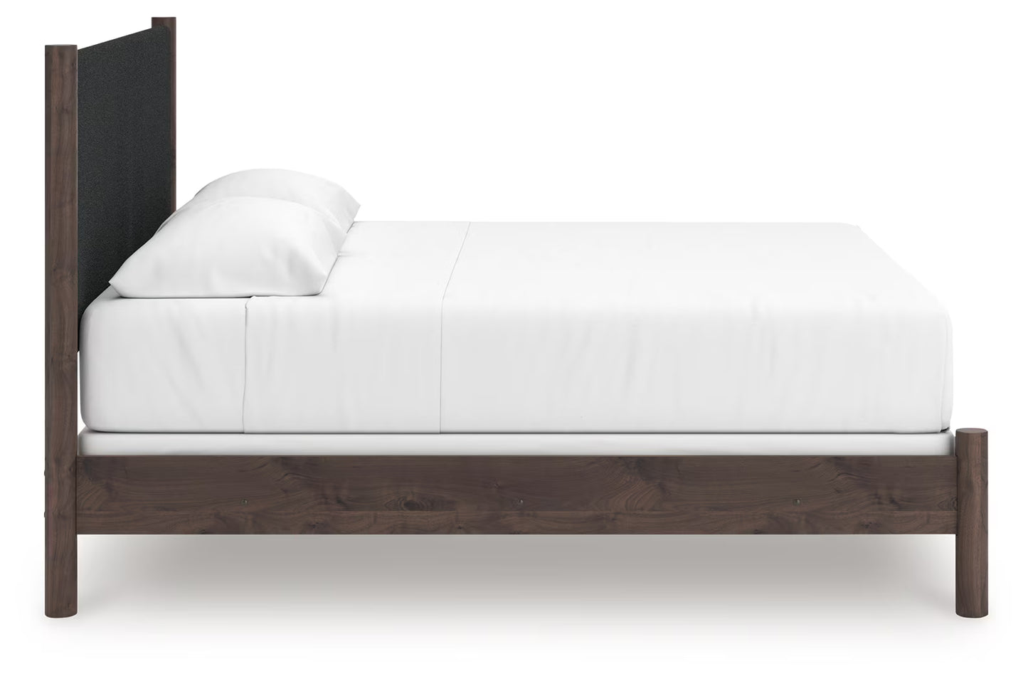 Pamytta - Brown - King Upholstered Panel Bed