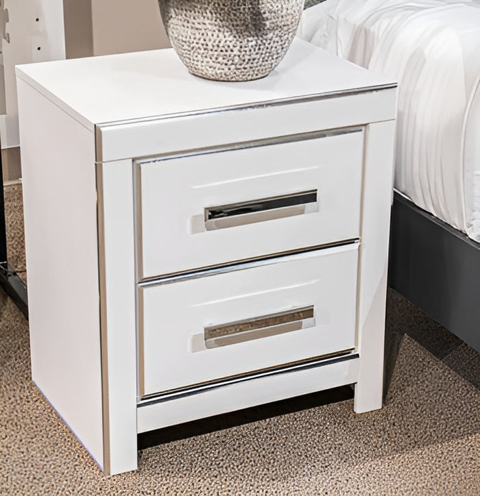 Zuraleus - White - Two Drawer Night Stand