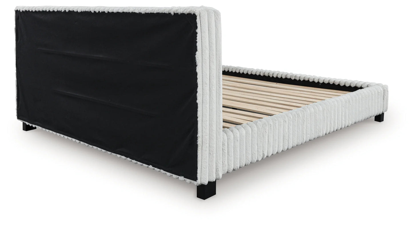 Zuraleus - White - King Upholstered Bed