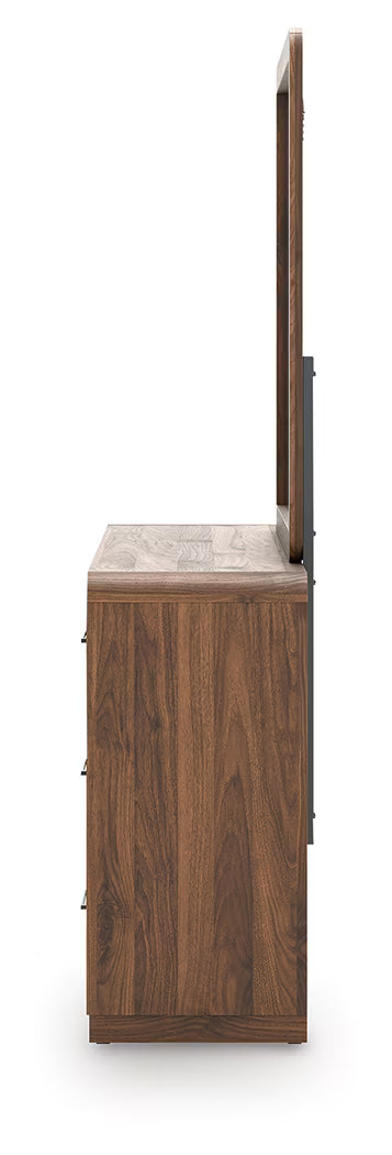 Fortlorn - Dresser And Mirror - Walnut Brown