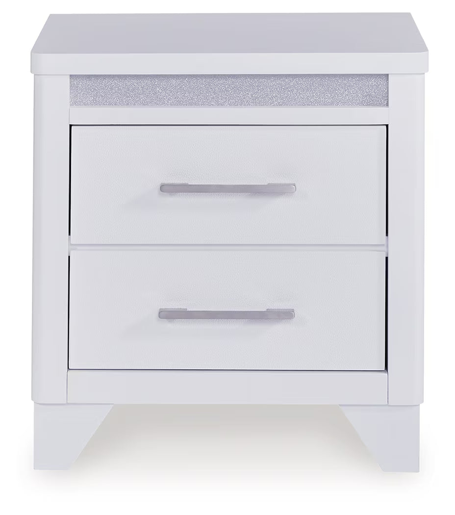 Jarlee - White - Two Drawer Night Stand