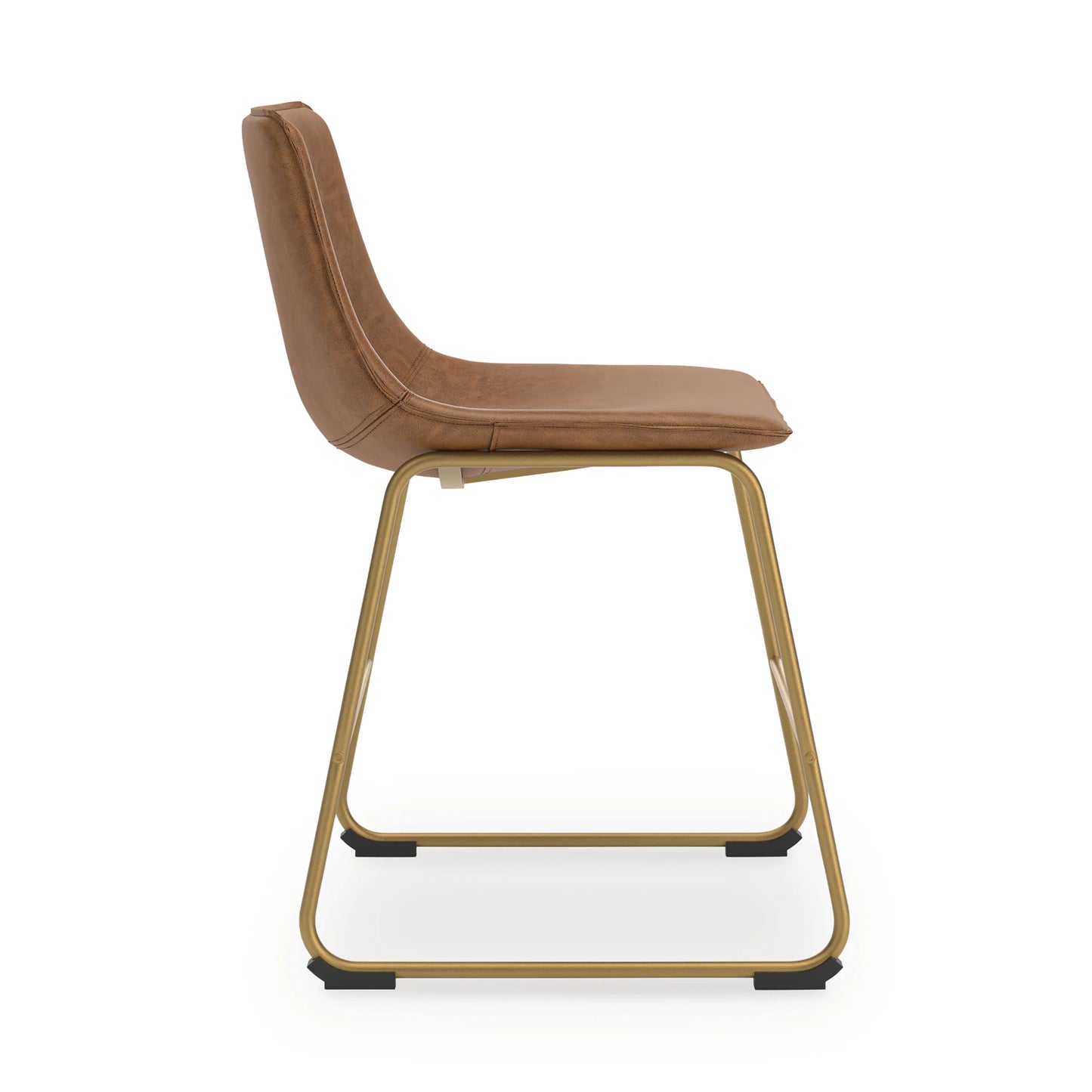 Ciabori - Brown / Gold - Dining Upholstered Side Chair (Set of 2)