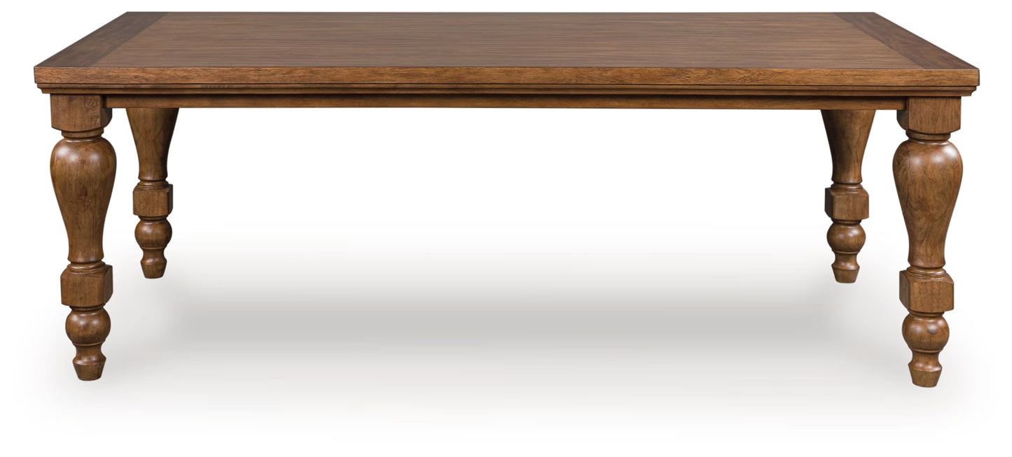 Greddinton - Brown - Rectangular Dining Room Table