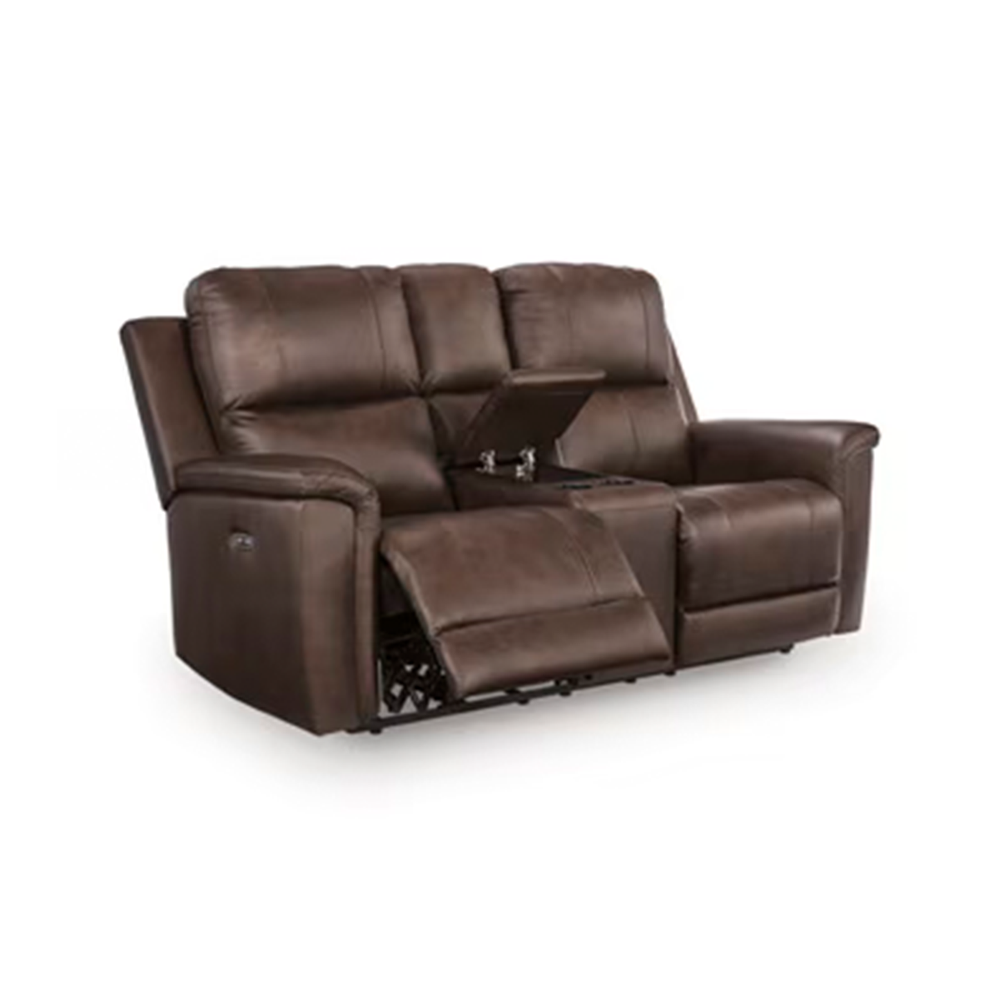 Bleckley - Power Reclining Loveseat With Console / Adjustable Headrest - Espresso
