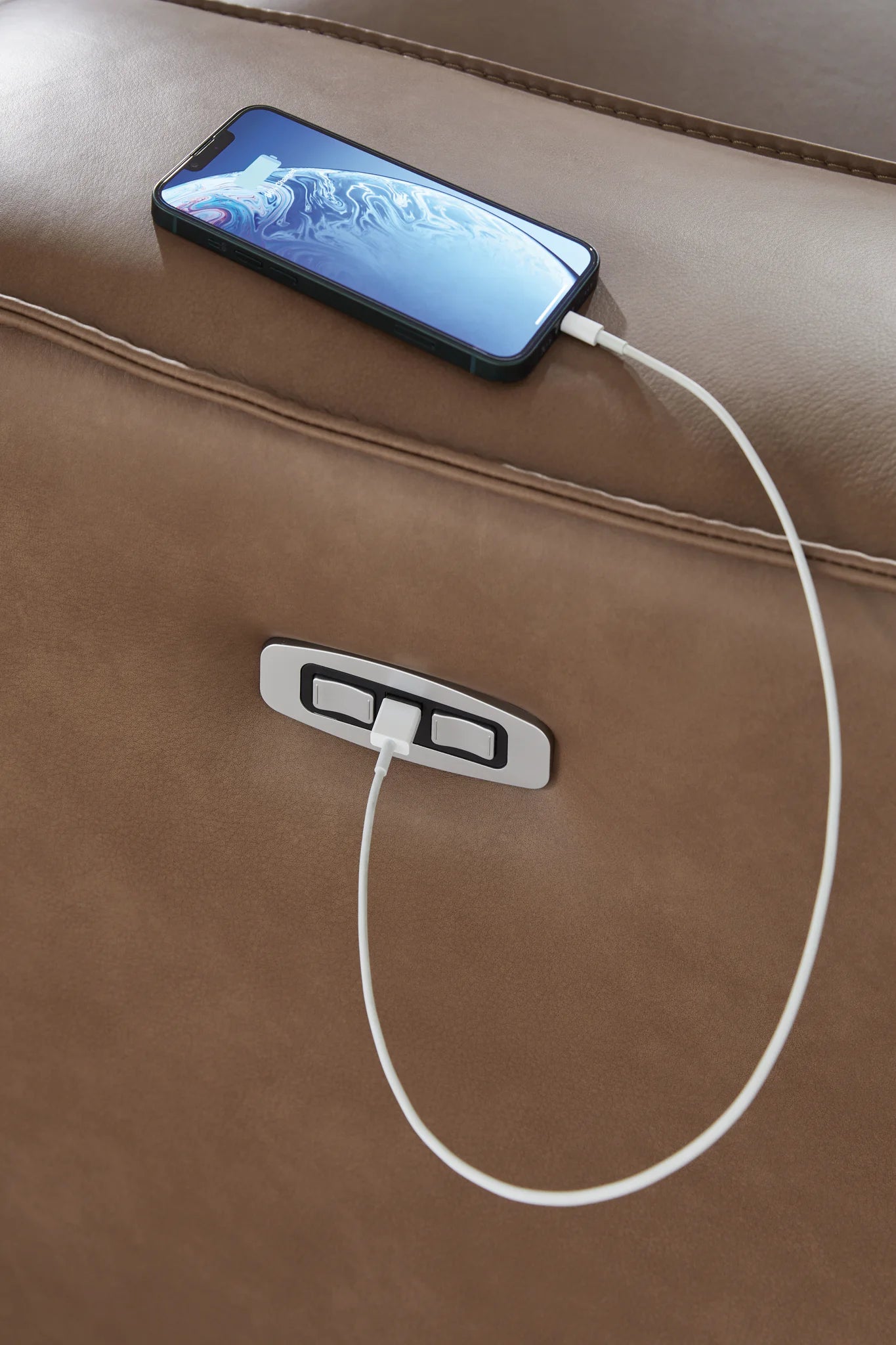 DeepWakes - Caramel - Power Recliner / Adjustable Headrest