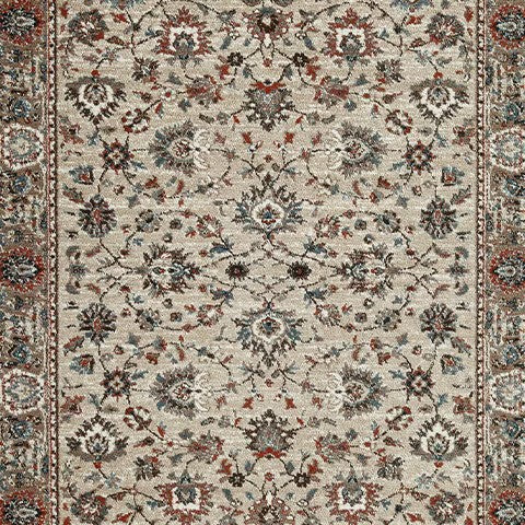 Beritham - Blue / Brown / Beige - Medium Rug - 5' x 7'
