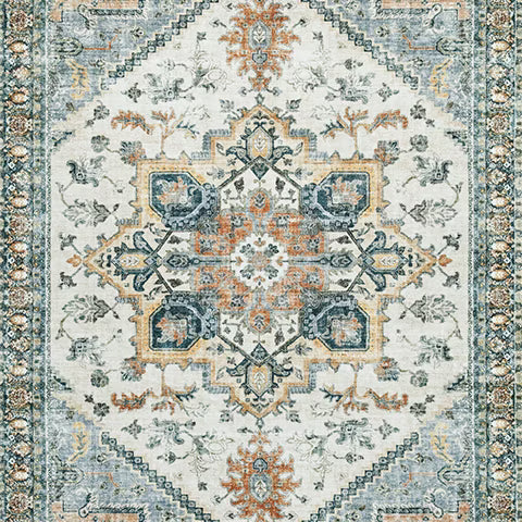 Wallney - Multi - Medium Rug - 5' x 7'