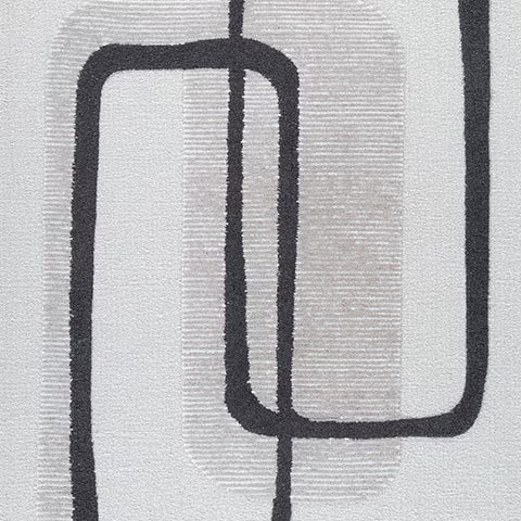 Davismour - Ivory / Taupe / Charcoal - Large Rug - 8' x 10'